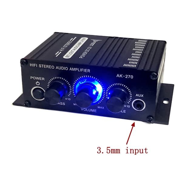 20W+20W Digital Forstærker HIFI bluetooth Stereo o AMP USB FM