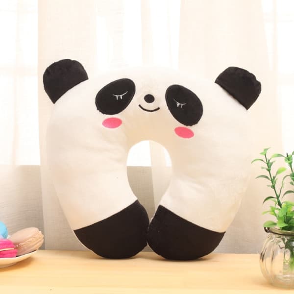 Panda Resepill för barn, nackkudde, hakstöd, Comforta