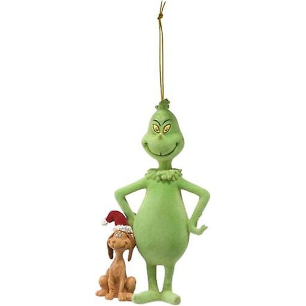 Glædelig Jul Grinch Pynt Juletræ Hængende Dekoration Figur Vedhæng -sz.11977 Style 1