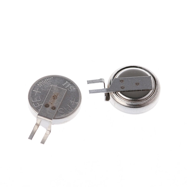 2 st. laddningsbara batterier för SEIKO MS621FE FL11E 3V 5.5 mAHr superkapacitet
