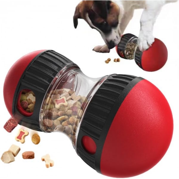 Dog Toy Treat Dispenser - Irregular Rolling Design, Bite Proof, Release Fun & Treats