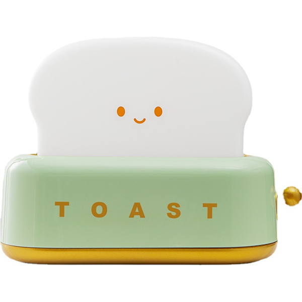 Brödmaskin kreativ nattlampa USB-laddning LED varmt ljus