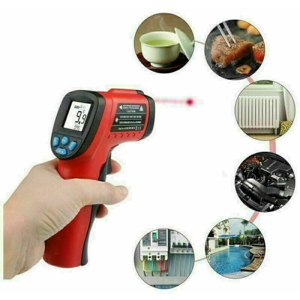 Infraröd termometer, lasertermometer, 【Industriell termometer】