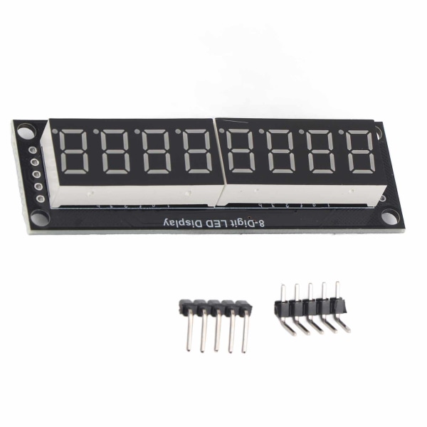 Digitalrör Displaymodul LED 8 Siffror 7 Segment 0,36 Tum TM1637 Drivchip Gul