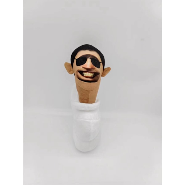 Mub- Skibidi WC-pehmolelu WC-mies parodia pehmolelut nuket 30cm sunglasses toilet man