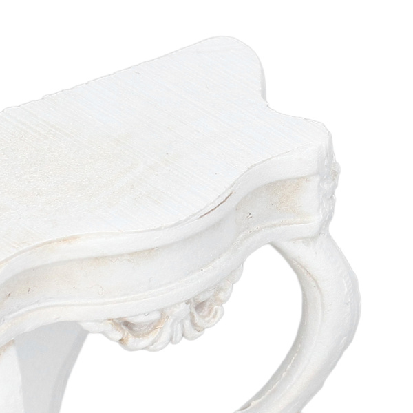 1:12 Miniatyr Sido-Bord i Resin Rococo Dukkhus Sido-Skåp för Dukkhus Vardagsrum