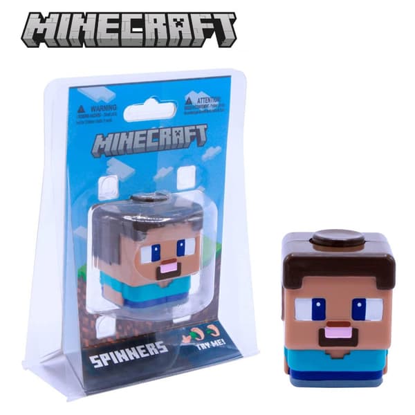 Minecraft Fidget Spinner Avstressande Leksak *White Ghost* White Ghost