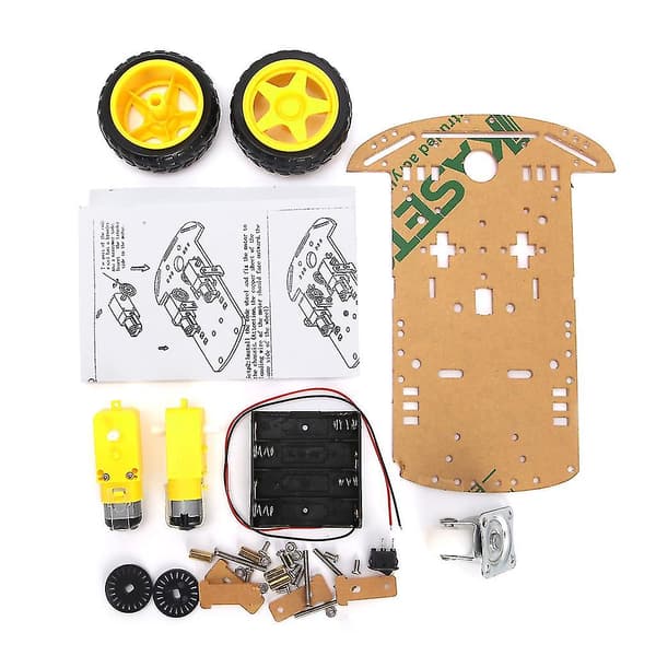 Ny motor för smart robotkit hastighetskodare batteribil chassibox för Arduino