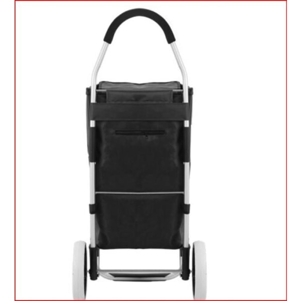 Handlekurv 50L - Sammenleggbar Svart