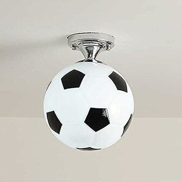 Groofoo Football Ceiling Lamp, Children's Room Chandelier, Indoor Lighting, Creative Personality Chandelier, Living Room Dining Room Bedroom Warm Lig