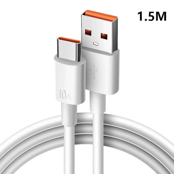 120W 10A Type C -pikalatausjohto Datakaapeli Nopea lataus USB Type c 1.5m