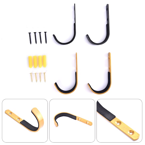 Stativ Oppbevaring Rifle Shot Hooks Veggmontert Henger Gold