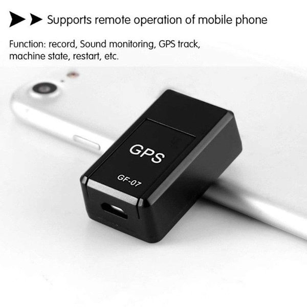 Bärbar Mini Magnetisk GPRS Locator Enhet Röstinspelare Alarm Locator