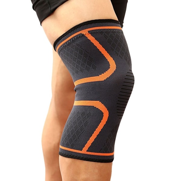 1:a Fitness Löpning Cykling Knästöd Sport Knäarmar Orange-WELLNGS Orange Orange XXL