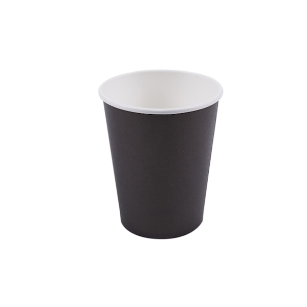 20 Papkrus (9 oz) - Ensfarvet Fødselsdagsfest Bordservice Catering Sort