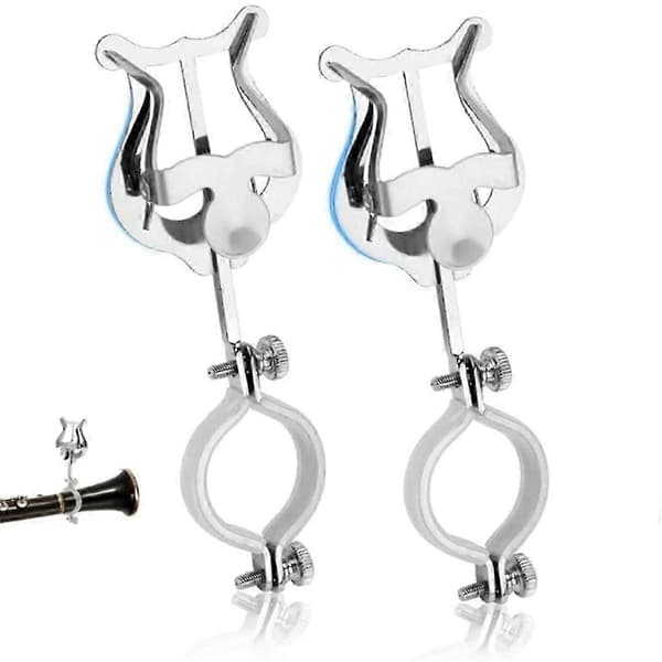 2 stk. Klarinet Lyre Holder Musikklips til Marching Band Klarinet Noder