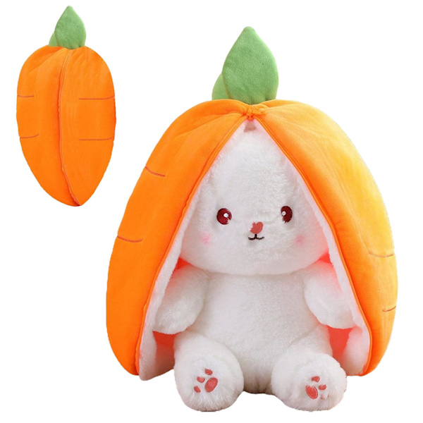 Plushdjur Göm-och-leta Kanin Mjuk Påskkanin Present Heminredning Docka Carrot Rabbit
