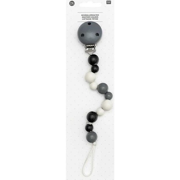 Grå napphållare - RICO DESIGN - 25 x 3,5 cm - Baby - 0 månader - Födelse - Napphållare - Blandad