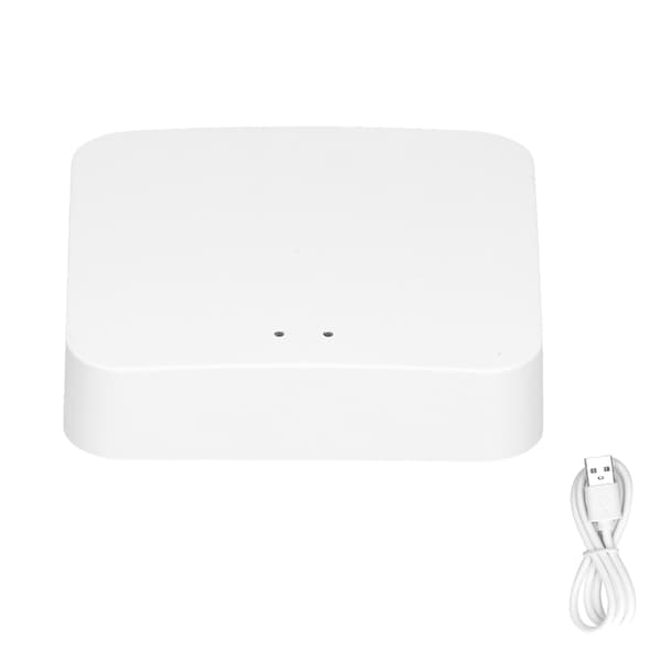 Intelligent trådløs gateway-hub WiFi 802.11 B/g/n AI-stemmestyring til ZigBee 2.0 til TUYA 5V