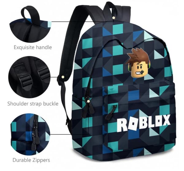 Skolväska Roblox Rygsæk med Penneetui