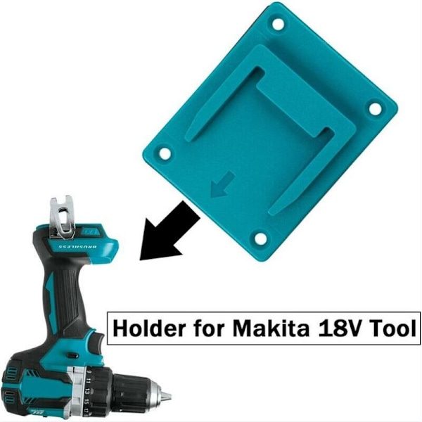 BF 5-pack verktygshållare för 18V Makita borrskruvdragare - Cyan Blå