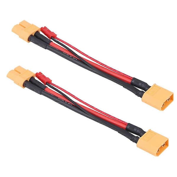 2 stk./sett XT60 hun til XT60 hann & JST hann-kontakt adapterkabel RC-tilbehør