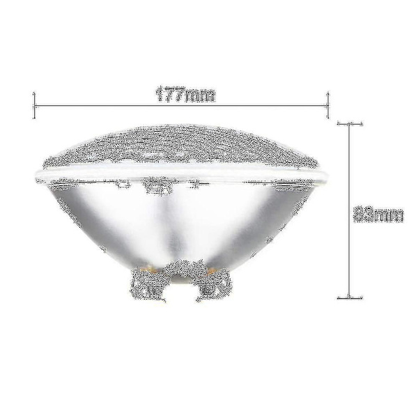Led Poolbelysning, 18w Par56 Rgb Swimming Pool Light. Undervands Spotlys Med Fjernbetjening Poolbelysning, 12v Ac / Dc Ip68 Vandtæt Poollampe Fe