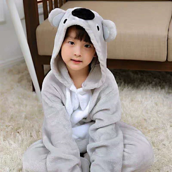 Djurkropp för barn Barnflicka Pojke Supersöt barnkropp Sovkläder Bekväma barntopp Barnkläder koalas 100