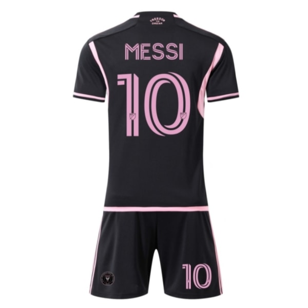 Miami Messi nr 10 fotbollströja T-shirt Vuxna och barn Sportkläder Set XL