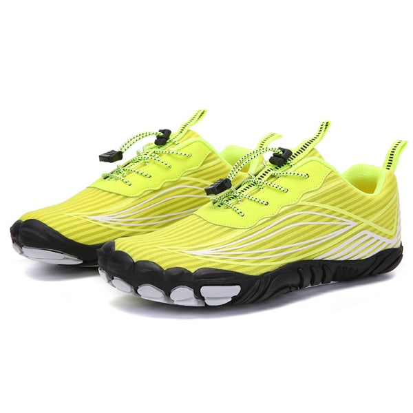 Herr Big Size Fitness Cykelskor Utomhussport Vandringsskor Fluorescent Green 37