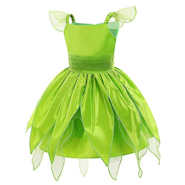 Barn Flickor Fairy Tylle Dress Halloween Cosplay Party Kostym 110 cm