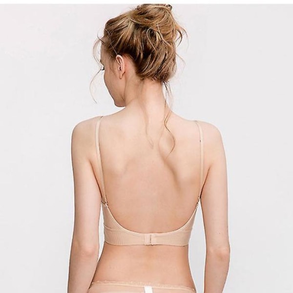 Kvinnors låg rygg BH utan stålring rygglös BH Skin 80C 8823 | Skin | 80C |  Fyndiq