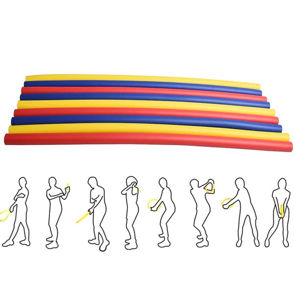 Inomhus Solf Golf Multifunktionell Swing Aid Golf Swing Trainer Yellow