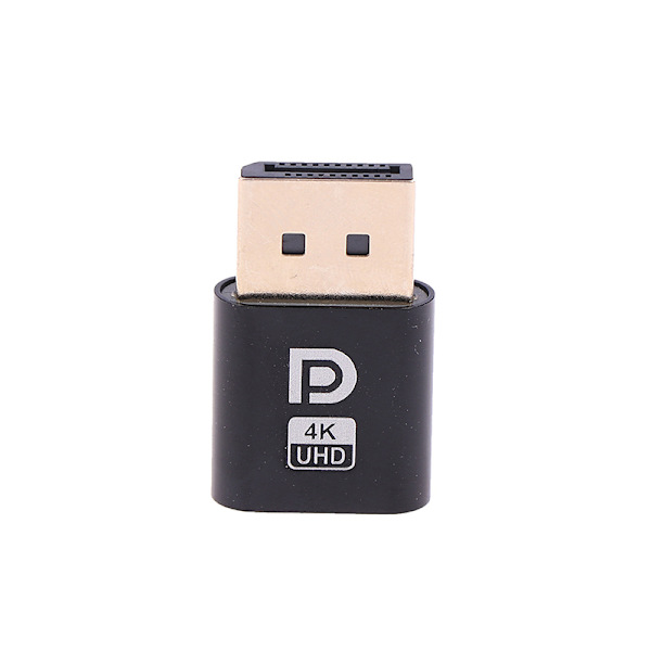 4K Displayport Dummy Plug DP Virtual Display Adapter