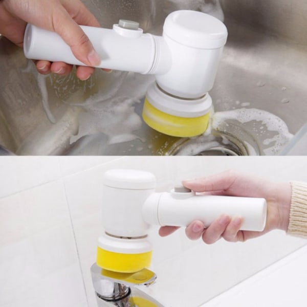 Handhållen Elektrisk Scrubber Tvättmedel för köksbadkar
