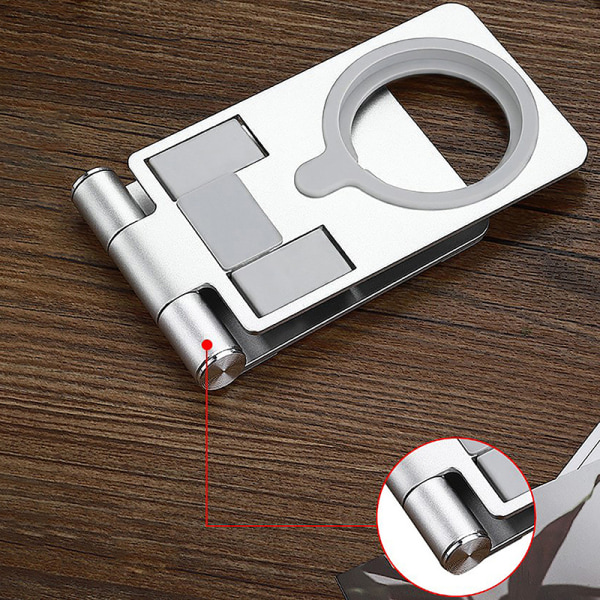 Magnetisk telefonhållare i aluminium för Magsafe silvery