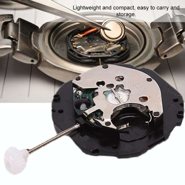 SL28 Three Hands Quartz Movement Date Watch Armbandsur Delar R Single Calendar