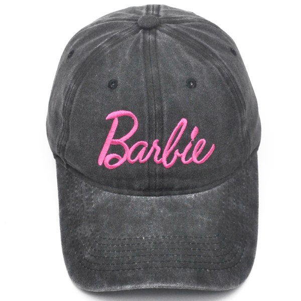 Sommar Barbie Baseball Cap Vuxna Casual Outdoor Solskyddshatt Black