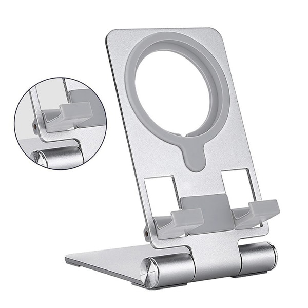 Magnetisk telefonhållare i aluminium för Magsafe silvery