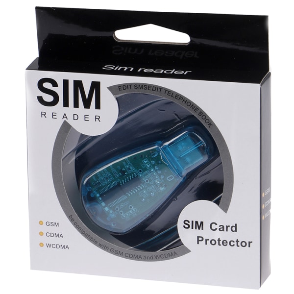 USB SIM-kortläsare Copy/Cloner Kit SIM-kortläsare GSM CDMA SM one size