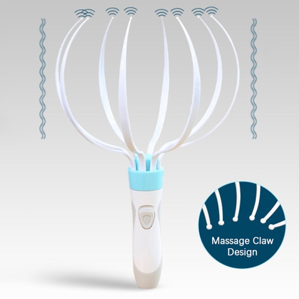 Head Massager Scalp Vibration Massage Eight Claw Massager