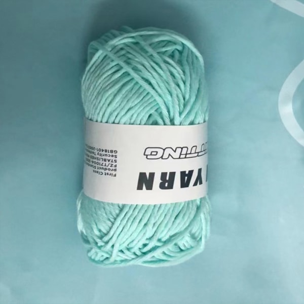 Functional Yarn Glow Polyester Luminous Chunky Yarn 2mm White