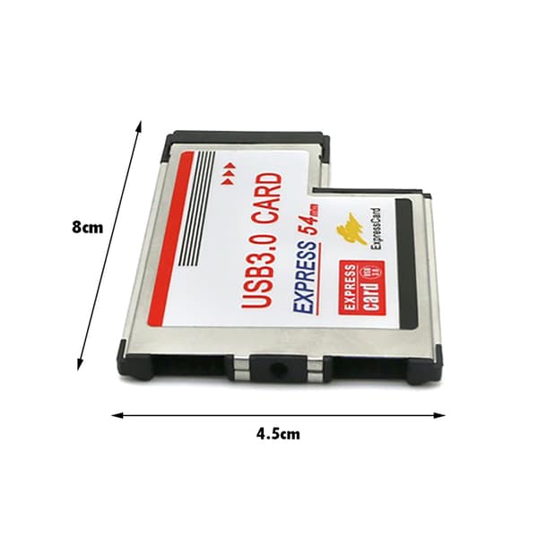 5Gbps PCI Express-kortadapter USB 3.0 2-portars PCI Express-kort