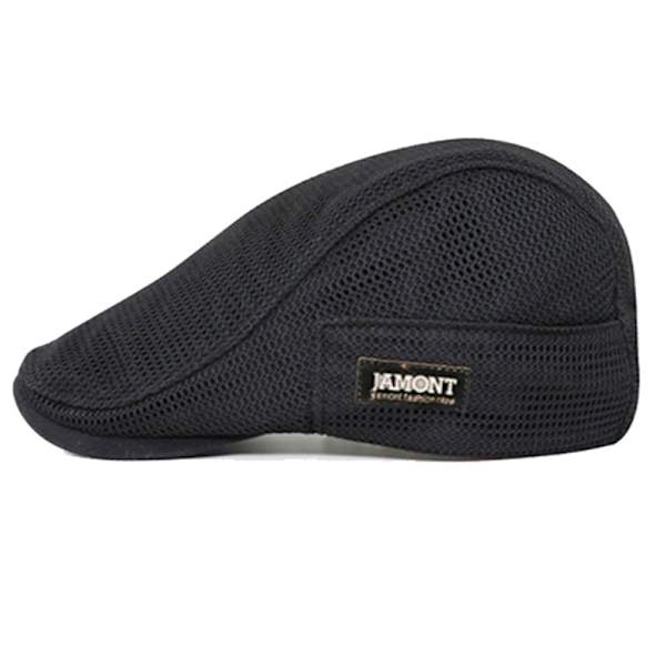 Cabbie Flat Cap Andas Mesh Newsboy Basker Ivy Cap Gray