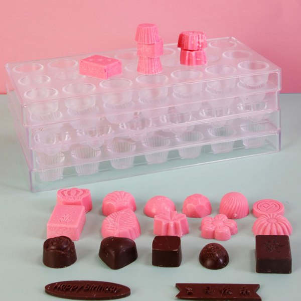 3D Choklad Bar Form för Choklad Pudding Candy Heart Mould Q