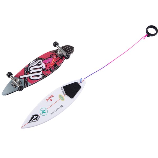 Mini Fingertop Surfboard Finger Surfboard Spelleksak White