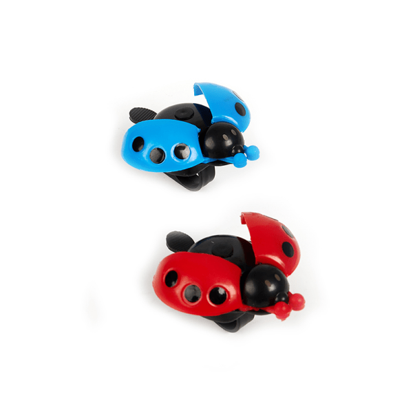 Mini Lovely Beetle Cartoon Ladybug Ring Cykel Legering Bell För Pink