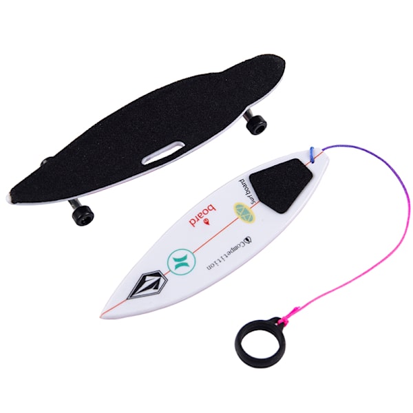 Mini Fingertop Surfboard Finger Surfboard Spelleksak White