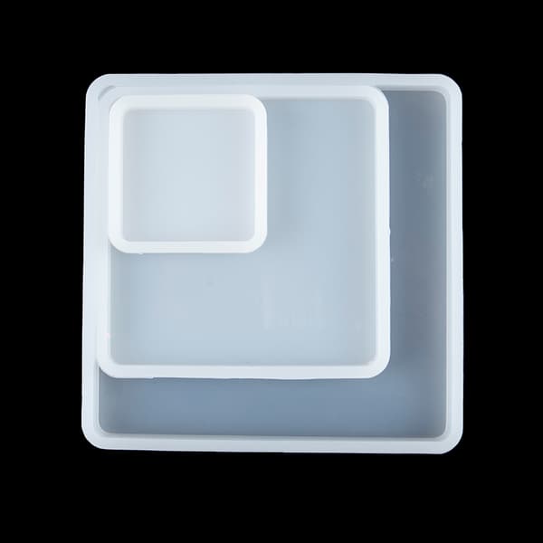 Fyrkantiga silikongjutningsepoxiformar för DIY- molds A1&A2&A3