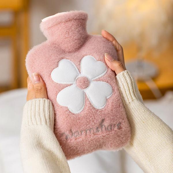 1000ML varmvattenpåse Warm Belly Hands e Warm Water Bag Light green 1000ML